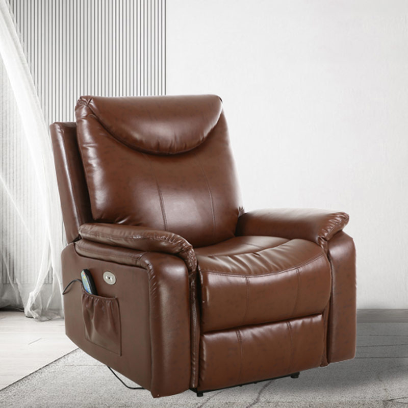 (VII)CCX Leather Electric Recliner Cathedra Suspendisse Sofa in II parte loculos