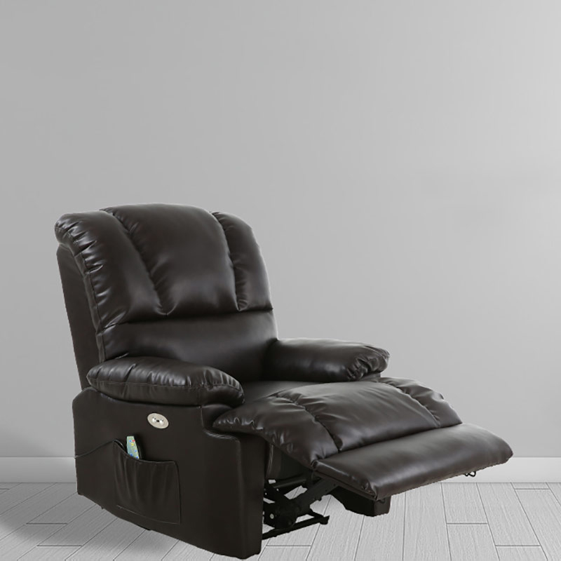 (VII)CXCVI One-tactus Power Control Electric Massage Recliner Sofa