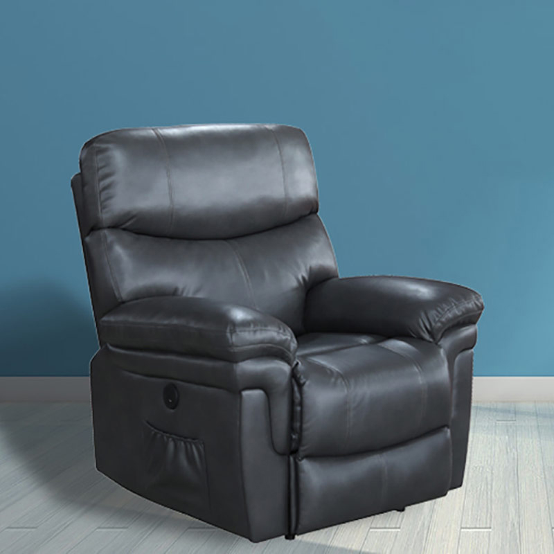 7258 Leather Electric Recliner Cathedra Suspendisse Leva Cathedram cum Retractabili Footrest